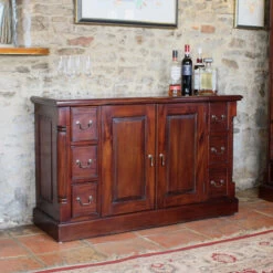 Solid Mahogany 6 Drawer Sideboard - La Roque -Home Essentials Shop pic 4461 3 5fad56f892194