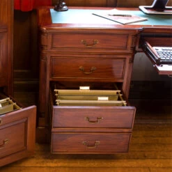 Twin Pedestal Computer Desk - La Roque -Home Essentials Shop pic 4465 3 5fad5891b7ff0