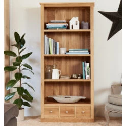 Large 3 Drawer Bookcase - Mobel