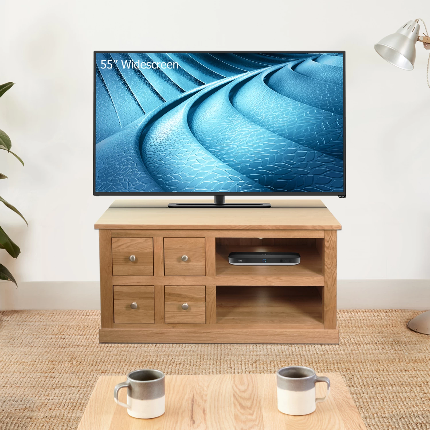 Four Drawer Television Cabinet - Mobel 1 Four Drawer Television Cabinet - Mobel