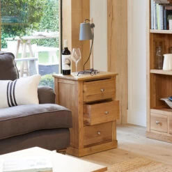 Three Drawer Lamp Table - Mobel