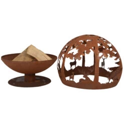 Globe Fire Pit - Woodland -Home Essentials Shop pic 4636 3 5faea23ccd165