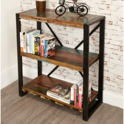 Low Open Bookcase - Urban Chic -Home Essentials Shop pic 4658 3 5ff8596304f02