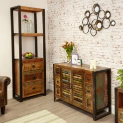 Alcove Bookcase With Drawers - Urban Chic -Home Essentials Shop pic 4659 3 5ff5e2d55e0b2