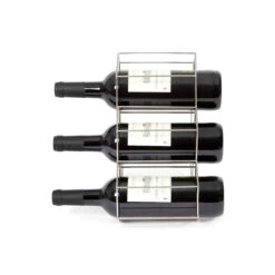 Hexagon 6 Bottle Wine Rack - Chrome -Home Essentials Shop pic 5250 3 5f9ae4593951a