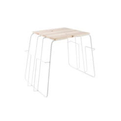 White Wire & Wood Magazine Rack Side Table -Home Essentials Shop pic 5258 3 5fb3bb9256bc7