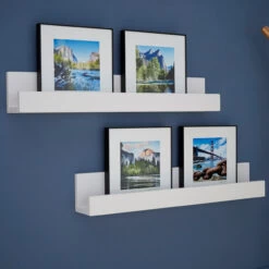 2 X Picture Ledge Shelves