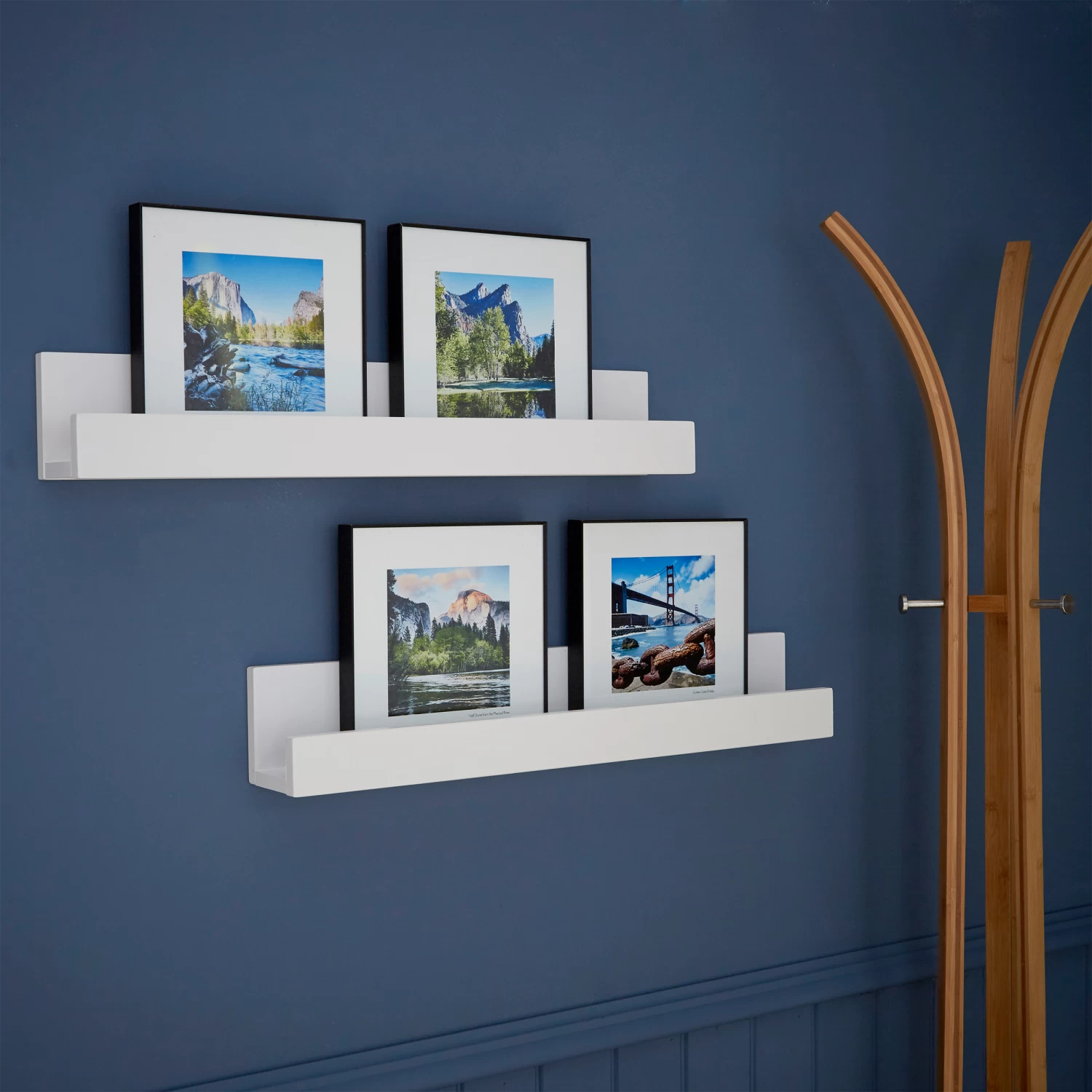 2 X Picture Ledge Shelves 2 2 X Picture Ledge Shelves - Image 2