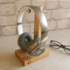 Solid Oak Headphone Stand
