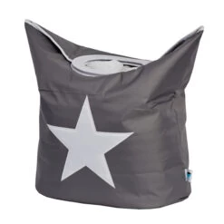 Grey Laundry Bag - Star -Home Essentials Shop pic 5296 3 5fae623543e56