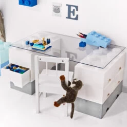 Giant LEGO Storage Drawers - Desk Bundle