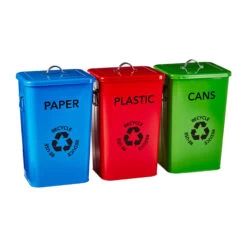 Set Of 3 Recycling Bins -Home Essentials Shop pic 5384 3 5faab7d7e2875