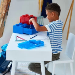 Giant LEGO Brick Desktop Storage Drawers - Medium - Red -Home Essentials Shop pic 5422 3 5fb3a9e605dfa