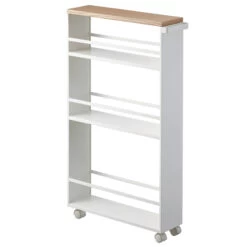 Slimline Kitchen Trolley - Wood Topped -Home Essentials Shop pic 5480 3 5fa94b70aa6c7