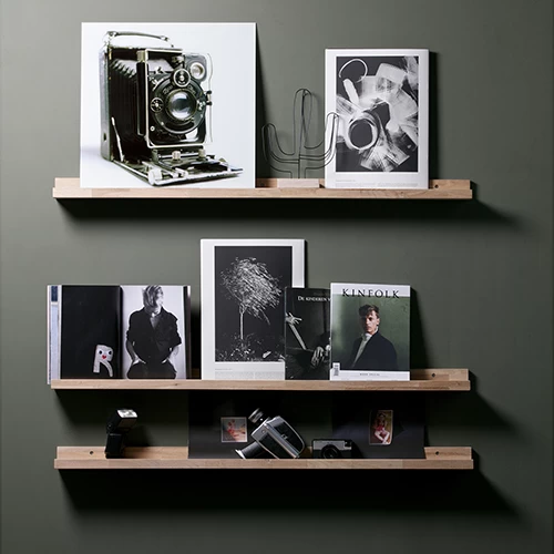 4 X Studio Display Shelves - Solid Oak 3 4 X Studio Display Shelves - Solid Oak - Image 3