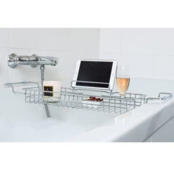 Extendable Bath Caddy - Chrome