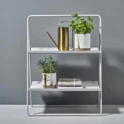 Freestanding Bathroom Shelving Unit - Soft Grey -Home Essentials Shop pic 5565 3 5d88ef63e751c