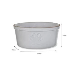 Stoneware Pet Bowl - Large -Home Essentials Shop pic 9024 3 5dcd4cb7e8134