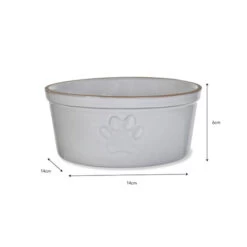 Stoneware Pet Bowl - Small -Home Essentials Shop pic 9025 3 5dcd5445a2a55