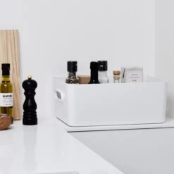 Stacking Lidded Fridge Storage Box - Large - Clear 13 Stacking Lidded Fridge Storage Box - Large - Clear -Home Essentials Shop pic 9033 3 611ce5ed98041