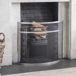 Bretforton Firescreen - Small - Silver -Home Essentials Shop pic 9067 3 5dfa78074a05b
