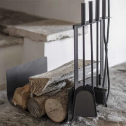 Fireside Log Holder & Companion Set - Stanton