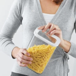 9 X Clear Kitchen Storage Canisters -Home Essentials Shop pic 9149 3 5e7b5db0cde9d