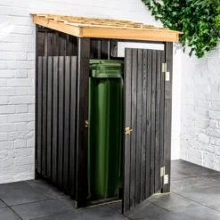 Wooden Wheelie Bin Store - Chelwood -Home Essentials Shop pic 9187 3 624d6547a4572