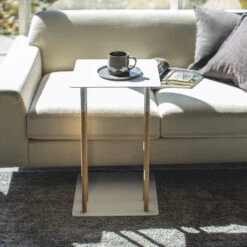 Side Table - Plain - Light Wood & White -Home Essentials Shop pic 9250 3 5f9007d4651c4