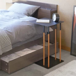 Side Table - Plain - Light Wood & White -Home Essentials Shop pic 9250 3 5f90082ed00c8