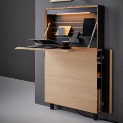 Slimline Desk - Flatmate - White -Home Essentials Shop pic 9267 3 5fb3ff5439a18