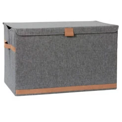 Storage Chest - Grey -Home Essentials Shop pic 9345 3 601ab58216308