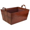 Leather Log Basket