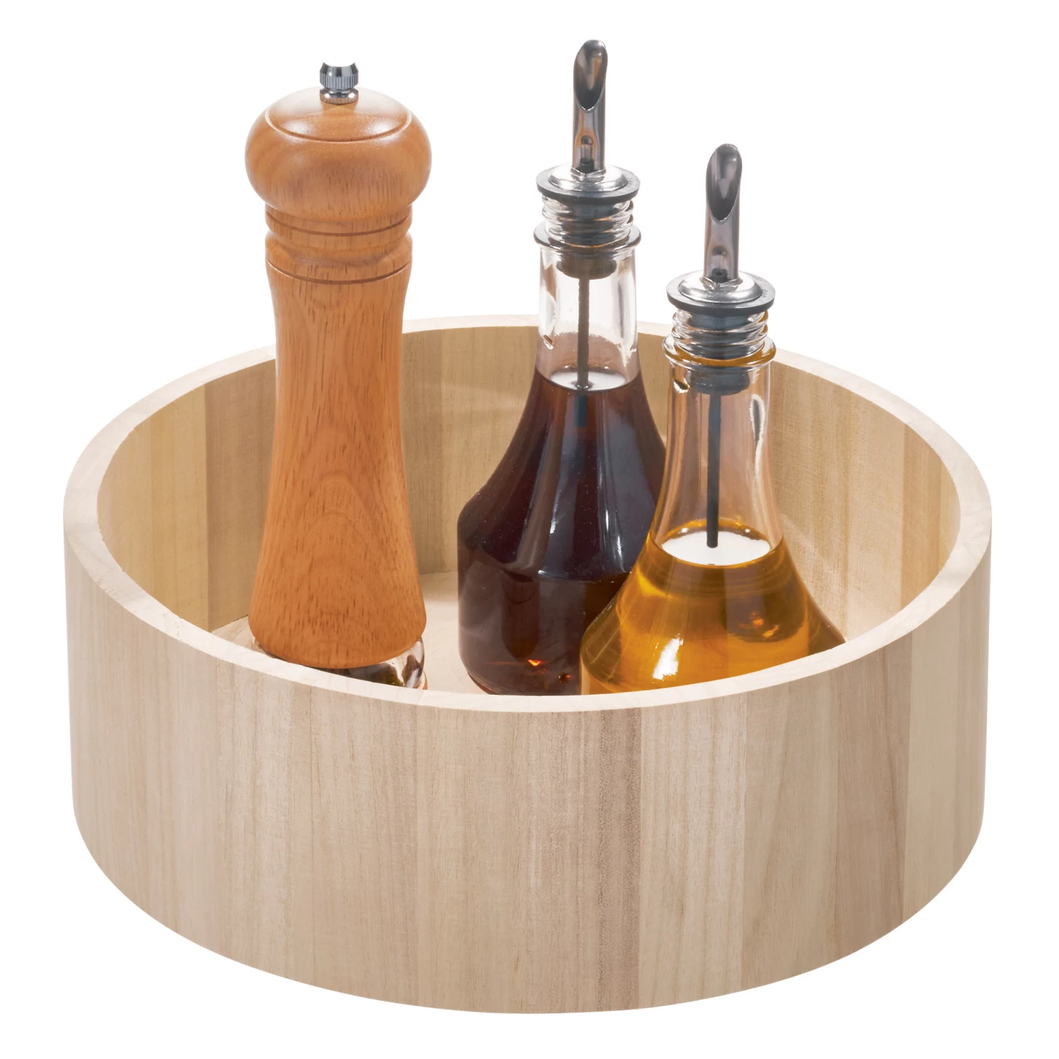 Rotating Cupboard Organiser Tall - Wooden 4 Rotating Cupboard Organiser Tall - Wooden - Image 4