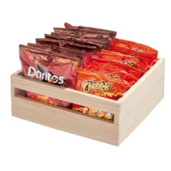 Wooden Pantry Storage Bin With Handle - Square 10 Wooden Pantry Storage Bin With Handle - Square -Home Essentials Shop pic 9465 3 60705659e7978