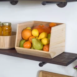 Wooden Pantry Organiser - Open Front
