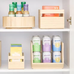 Wooden Pantry Organiser - Open Front -Home Essentials Shop pic 9466 3 62f3581abf775