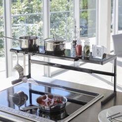 Kitchen Storage Rack - Expandable - White -Home Essentials Shop pic 9527 3 60b8da9e3e888