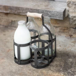 Milk Bottle Holder - Portland - White 5 Milk Bottle Holder - Portland - White -Home Essentials Shop pic 9532 3 62c2a15c6540d