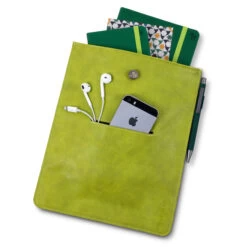 Book Pouch - Bookaroo - Chartreuse & Forest Green -Home Essentials Shop pic 9564 3 61922ed5ba2eb