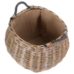 Willow Log Basket -Home Essentials Shop pic 9604 3 60e5aed217add