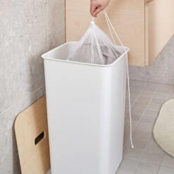 Slimline Laundry Basket - SmartStore Collect - Black Bin With Birch Lid -Home Essentials Shop pic 9626 3 611a6b581e698
