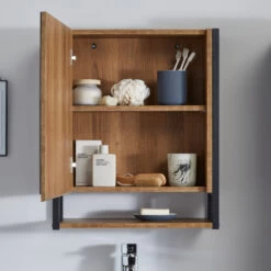 Wall Mounted Mirrored Bathroom Cabinet - Margo -Home Essentials Shop pic 9627 3 60ffe2eed5f92