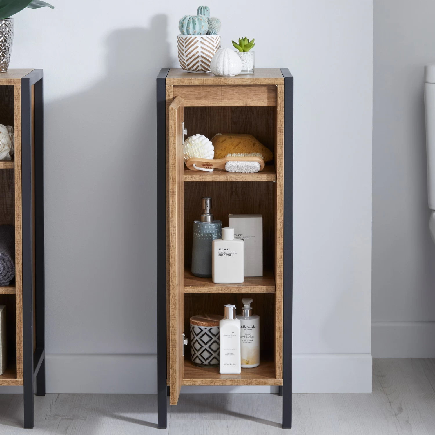 Freestanding Bathroom Storage Cabinet - Margo 2 Freestanding Bathroom Storage Cabinet - Margo - Image 2
