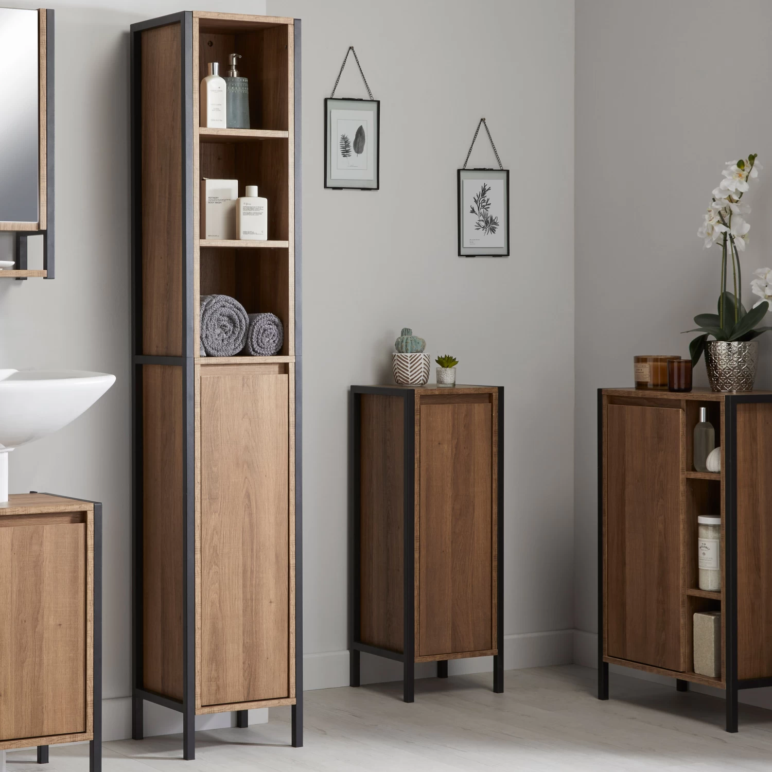 Freestanding Bathroom Storage Cabinet - Margo 3 Freestanding Bathroom Storage Cabinet - Margo - Image 3