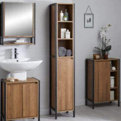 Bathroom Storage Tallboy - Margo