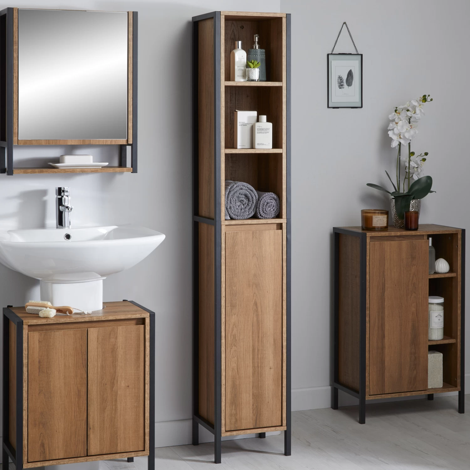 Bathroom Storage Tallboy - Margo 1 Bathroom Storage Tallboy - Margo