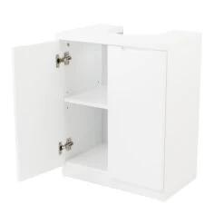 High Gloss Under Sink Cabinet - White -Home Essentials Shop pic 9674 3 6111115000502