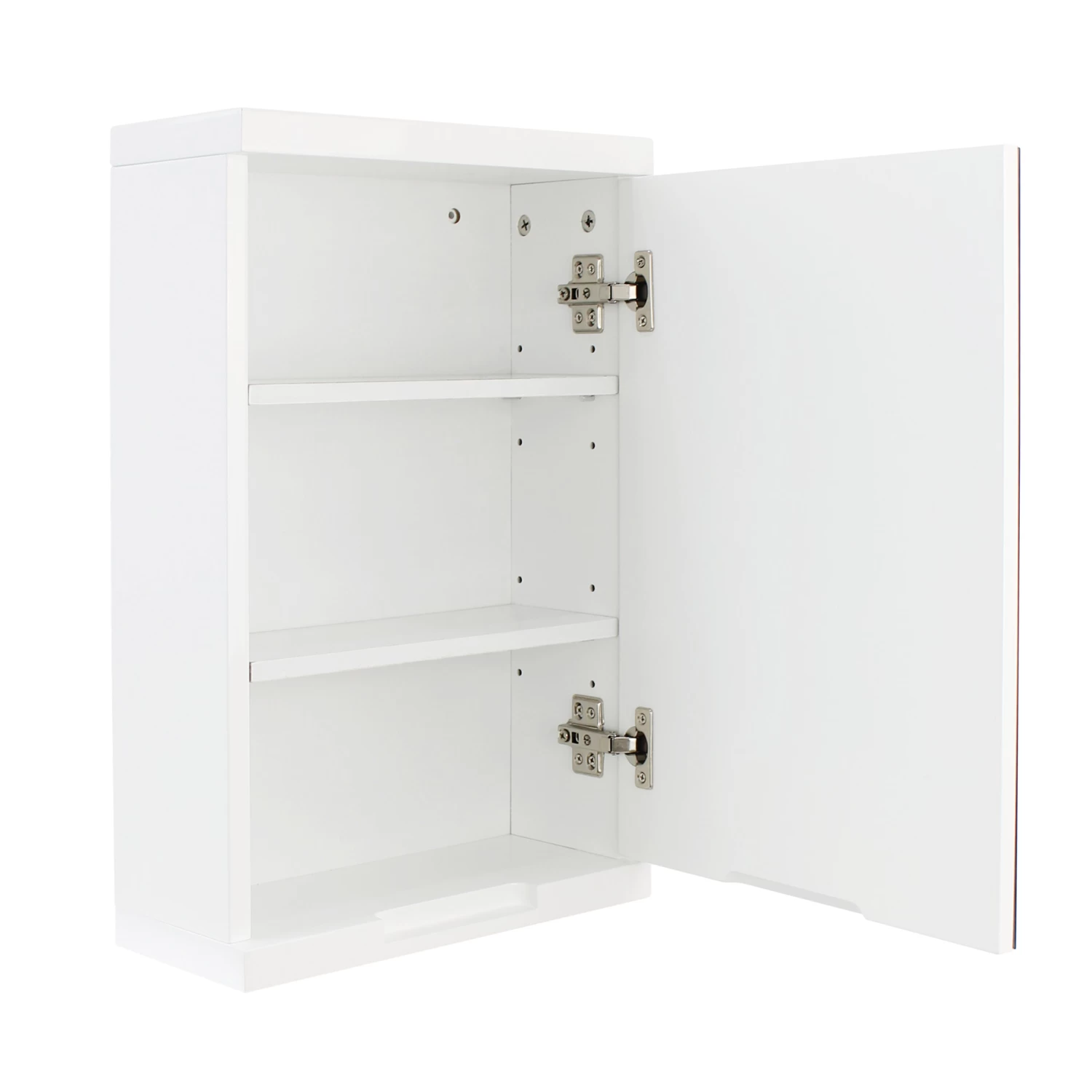 High Gloss Bathroom Mirror Cabinet - Grey 4 High Gloss Bathroom Mirror Cabinet - Grey - Image 4