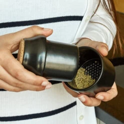 Herb Grinder And Storage Jar